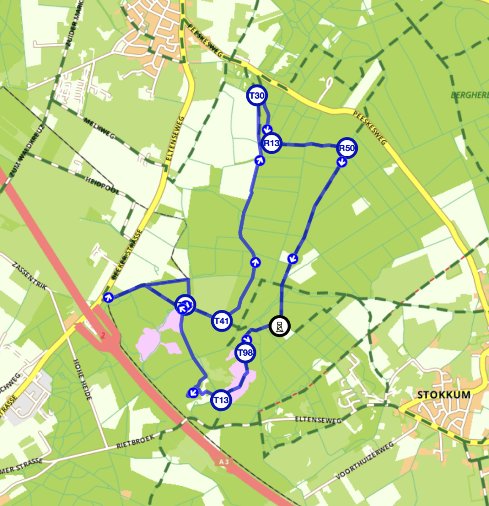 Wandelroute Loopgraven WO1